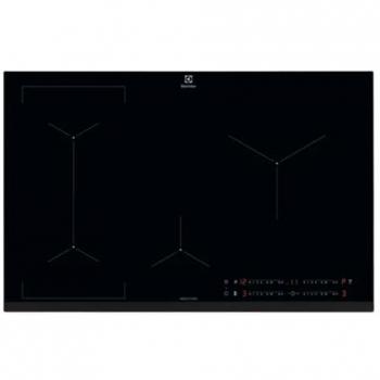 Piano de Cottura a Induzione Electrolux LIL83441 80 cm 4 Zonas Función Hob2Hood y Función Bridge Comandos Táctiles Negro