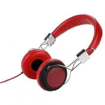 Vivanco Street Style - Auriculares de diadema cerrados, rojo