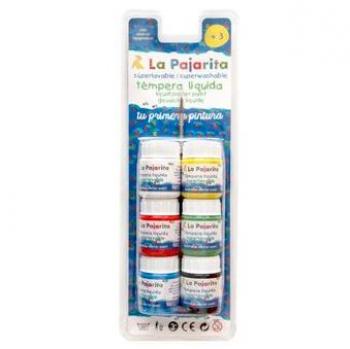 La Pajarita 010004 Blíster Tempera Liquida