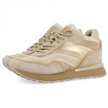 Deportivo Gioseppo 73437 para mujer, con cuña interior y cordón, muy cómodo en tonos beige, modelo Igal Grey, talla 38 EU