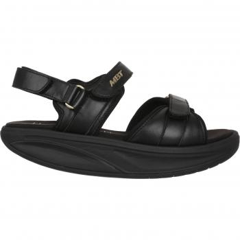 MBT Sumu 8 Women's Slingback Sandals - Elegant Comfortable Black Leather Size 37
