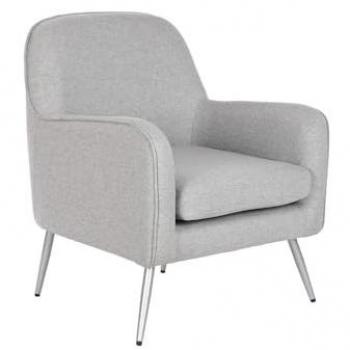 Poltrona Home ESPRIT Gris Plateado 71 x 68 x 81 cm