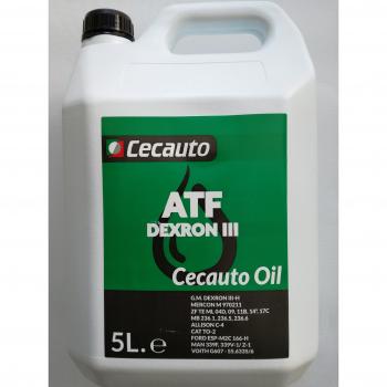Canal ATF Dexron III CecautoOil 5 litros Lubricante ATF. Transmisiones automáticas, direcciones asistidas, convertidores de par. ATF rojo.