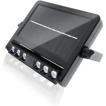 Aplique Solar LED Viena 2W con Sensor Crepuscular, Resistente al Agua, 200lm, IP54, Luz Exterior Jardín (3000k, 4500k, 6000k)
