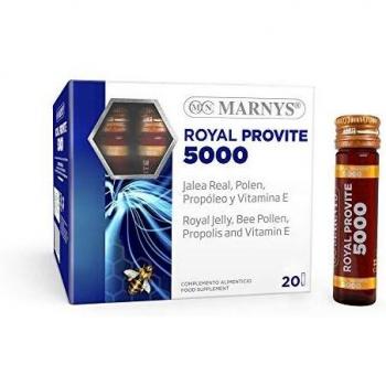 MARNYS Royal Provite 5000 con Jalea Real Pura, Polen, Propóleo y Vitamina E 20 Viales