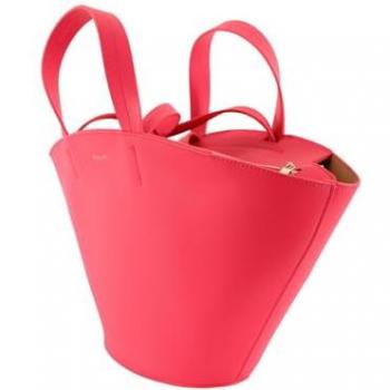 Patrizia Pepe Pink Leather Bucket Shoulder Bag for Women - One Size
