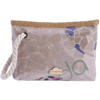 Neceser de playa Maica multicolor con cremallera y asa ajustable