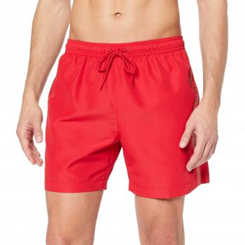 Calvin Klein Medium Drawstring Bañador de natación, Rojo