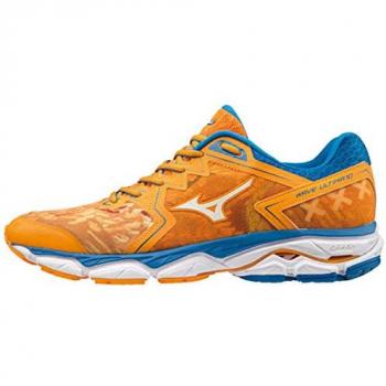 Mizuno J1GC186210 Wave Ultima 10 Amsterdam Naranja Azul, 44.5 EU