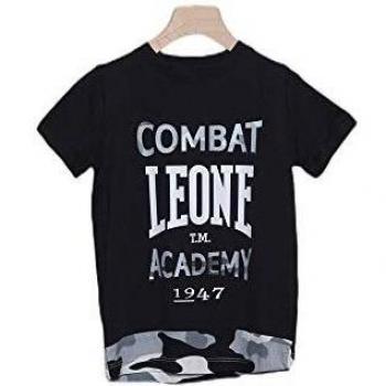 Leone - Camiseta niño básica para niños - Negro