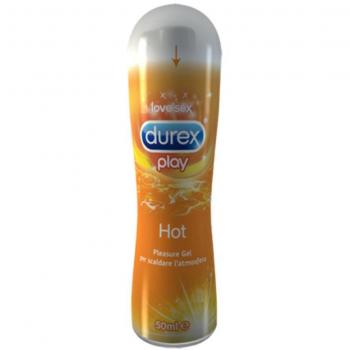 Lubrificante Durex Top Gel Hot 50 ml con efecto calor