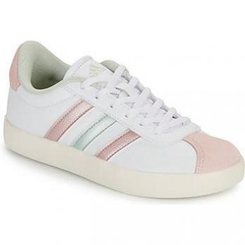 Zapatilla Adidas VL Court 3.0 Infantil Blanco/Rosa