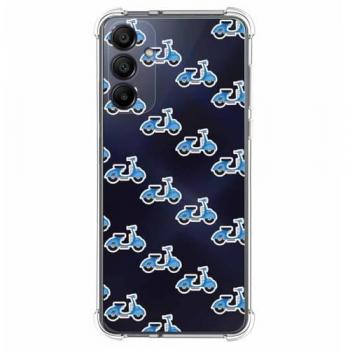 Funda Silicona Antigolpes para Samsung Galaxy S24 5G con Diseño Scooter y Dibujos