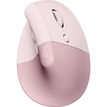 Logitech Lift Vertical Ergonomic Wireless Mouse (Rose)
