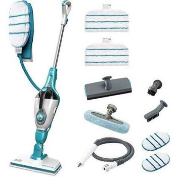 BLACK+DECKER FSMH13151SM-QS - Mopa a vapor 9 en 1 de 1300W, 500 ml