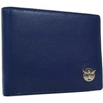 Chiemsee Classic Monedero piel 12,3 cm marine / blau