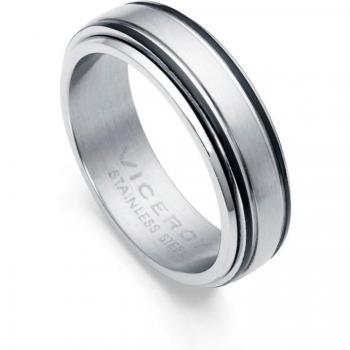 Anillo Viceroy Magnum giratorio de acero y Ip negro