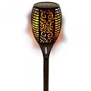 Antorcha solar LED efecto fuego Aktive, luz LED, diseño de efecto fuego, adecuada para jardín y exteriores, adornos decorativos para jardín