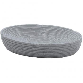 Gedy GM110800300 Jabonera, Gris, 9.6x14x2.8