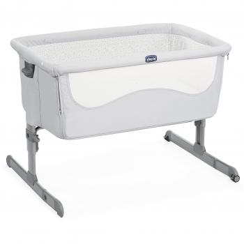 Chicco Next2me - Cuna de colecho con anclaje a cama y 6 alturas, color gris
