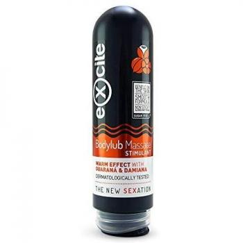 EXCITE Gel lubricante masaje íntimo con Guaraná de cultivo ecológico. Lubricante íntimo 200ml.