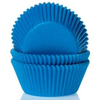 Cyan Blue Cupcake Cases