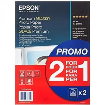 Epson Premium Glossy Photo Paper - Papel fotográfico brillante, 15 hojas