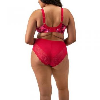 Elomi Women's Morgan Full Cup Bra - Red Berry Crush Polyamide - Size 36F/DD