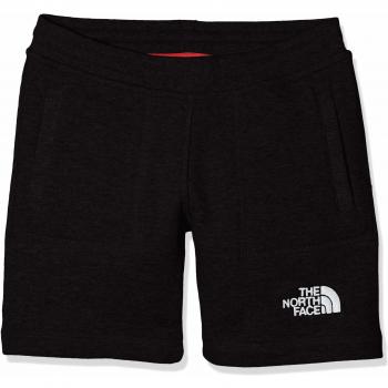 The North Face Kids Pantalón Corto Polar, Niños, Black/TNF White, S
