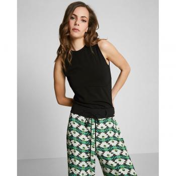 Trucco - Camiseta de mujer sin mangas ajustada y elástica