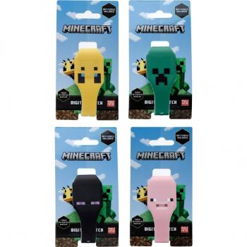 Minecraft Faces Silicone Digital Watch for Kids
