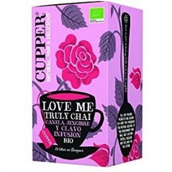 CUPPER Infusión Love Me Truly Bio, 20 Bolsas, 44 Mililitros