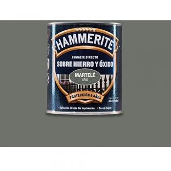 Hammerite Esmalte directo sobre hierro y óxido Martelé Gris 750 ml