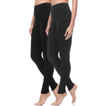 Merry Style Lote de 2 Leggins Largos Mallas Deportivas Mujer MS10-143