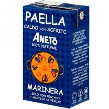 Aneto Caldo para Paella de Pescado y Marisco Natural 1 Litro