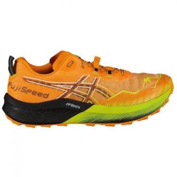 Asics Fujispeed 2 Zapatillas de Trail Running para Hombre, Naranja (40 EU), con Placa de Carbono