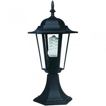Lámpara de Sobremuro para Exterior Astrid 7hSevenOn Outdoor | 60W | Lámpara IP44 Impermeable | E27| Lámpara Negra | Clase de eficiencia energética A