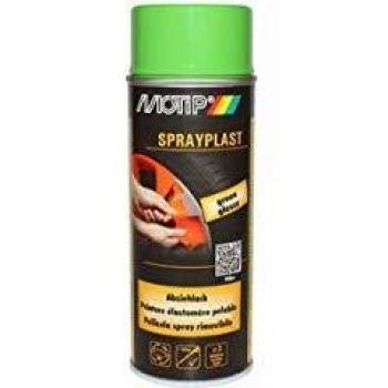 Bomba de pintura pelable Motip Sprayplast 400ml - Verde brillante - Elastomérico