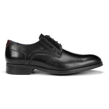 FLUCHOS ZAPATO PIEL F1887 HABANA NEGRO HOMBRE - Zapato de piel, modelo F1887, color negro, talla 42, para hombre