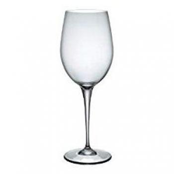 Bormioli 6 copas de vino premium de 470 ml, cristal de 23,5 x 8,5 cm de diámetro, copas de cóctel, elegante para uso universal, mango irrompible, bordes finos, peso ligero