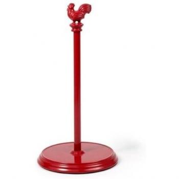 Spectrum 37184 - Soporte para rollo de papel de cocina, color rojo
