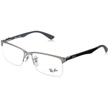 Ray-Ban 8411 Monturas de gafas, Matte Gunmetal/Gunmetal, 54 para Hombre