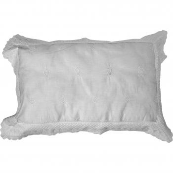 Antonella, Funda De Almohada Par, 50X75Cms, Snow