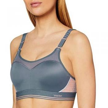 Sujetador Deportivo Triumph Triaction Control Lite W01EX, Color 3780 Gris, Modelo 165861, Talla 110 D