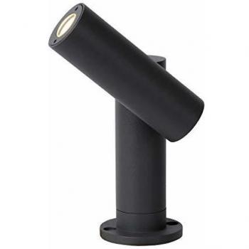 Baliza LED Tatum con foco orientable 4,5W 3000K IP65 color antracita