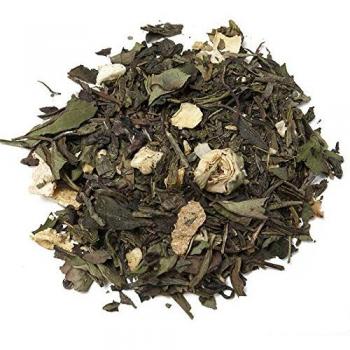 Aromas de Té - Té Verde y Blanco - Sabor Sorbete de Limón/Té Efecto Diurético Blanco y Verde Sabor Limón - Efecto Digestivo - Con Ingredientes Antioxidantes - 40 gr