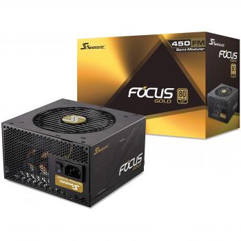 Seasonic FOCUS 450 Gold 450W ATX Negro unidad de - Fuente de alimentación