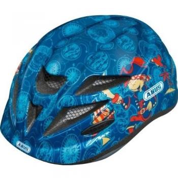 Abus Hubble - Casco de Ciclismo para niño Azul Pirata Talla:Small