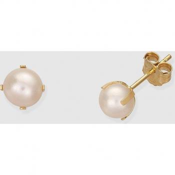 Pendientes de oro con perla natural, elegantes y sofisticados