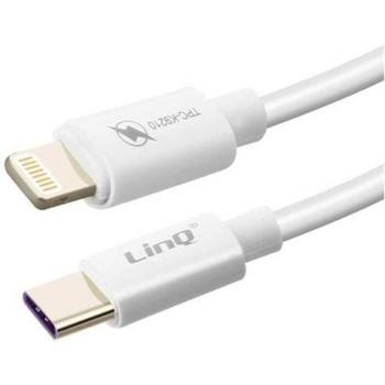 Cable USB-C a Lightning de 1,2m con Carga Rápida 3A - Blanco